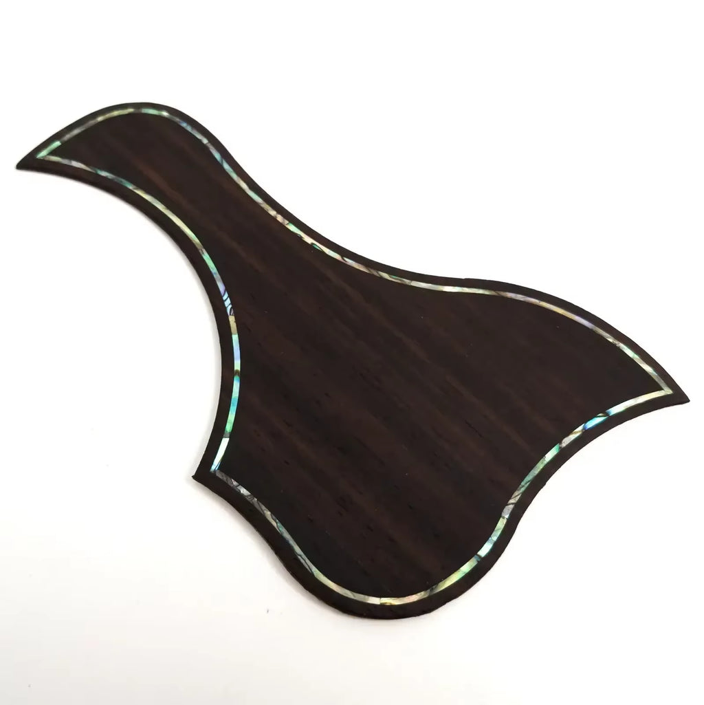 Rosewood Acoustic Guitar Pickguard with Shell Inlay – image 5