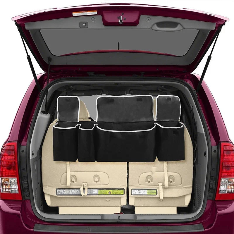Car Backseat & Trunk Organizer - 4-Pocket Hanging Storage Bag – image 3