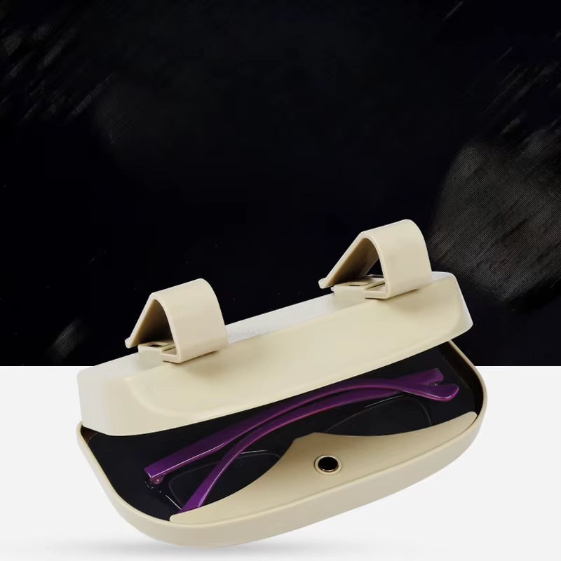 Car Sun Visor Sunglasses Holder - Eyeglass Case Clip for Visor – image 5