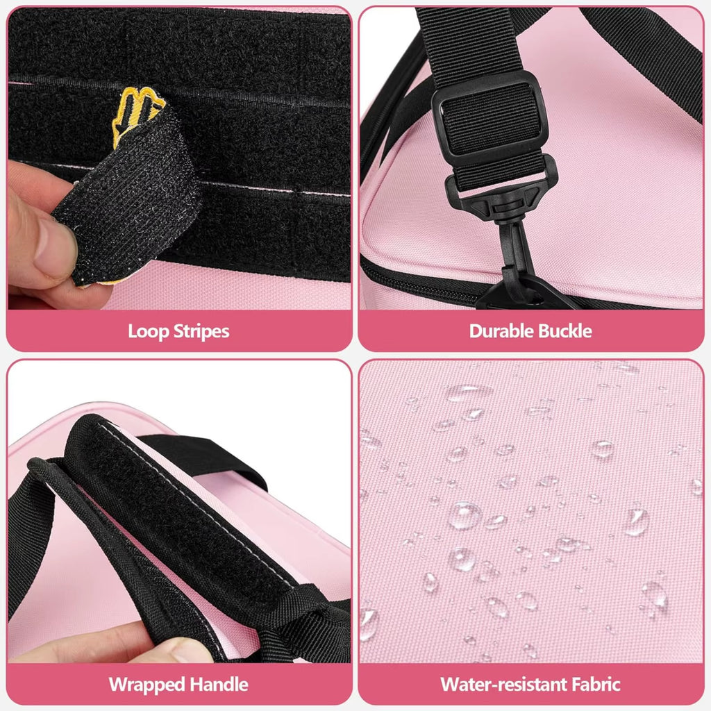 Pink Tool Bag Tote for Women, Construction Tool Organizer