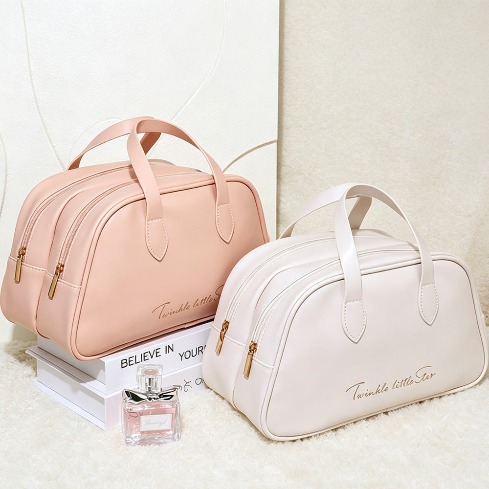 Makeup Bag Set, Water-Resistant PU Travel Cosmetic Organizer – image 3