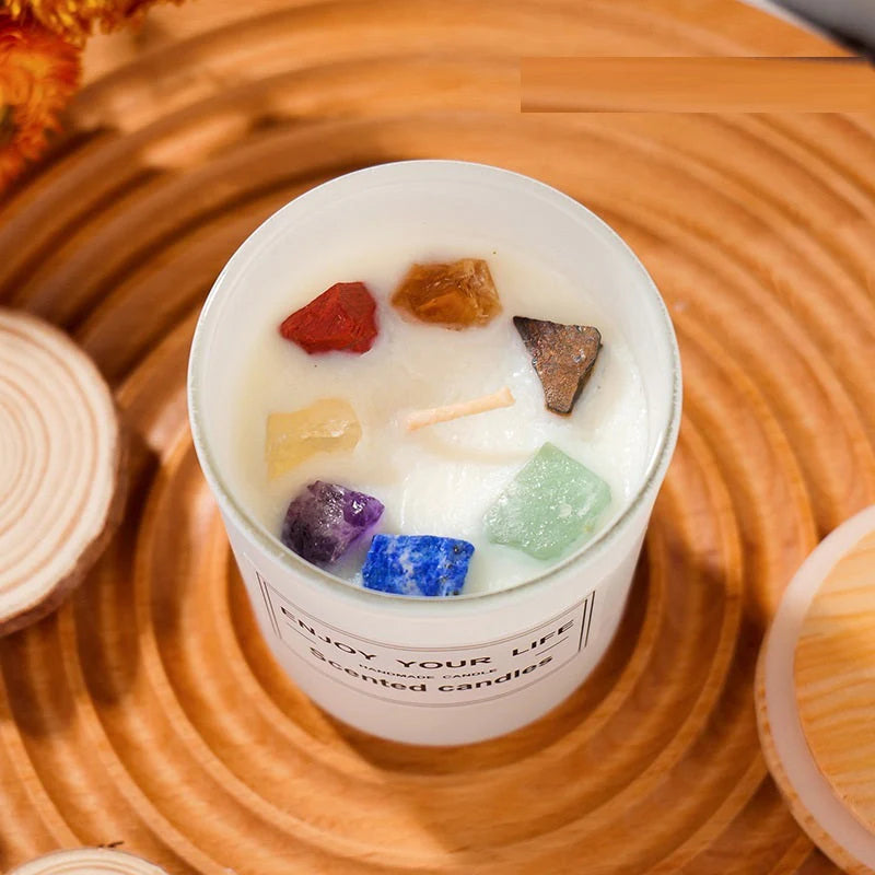 Crystal Stone Soy Wax Scented Candle Gift Box – image 6