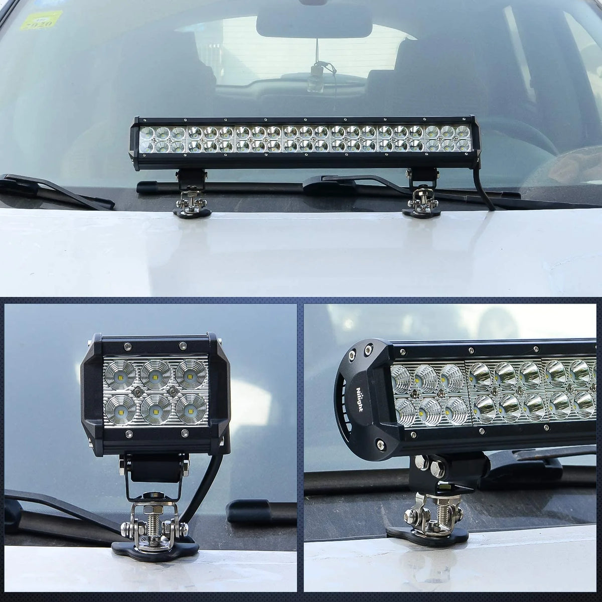 Light Bar Mount Brackets 2-Pack – Hood Pillar Clamp – image 9