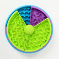 Dog Puzzle Feeder - 3-in-1 Rotating Lick Mat and Slow Feeder