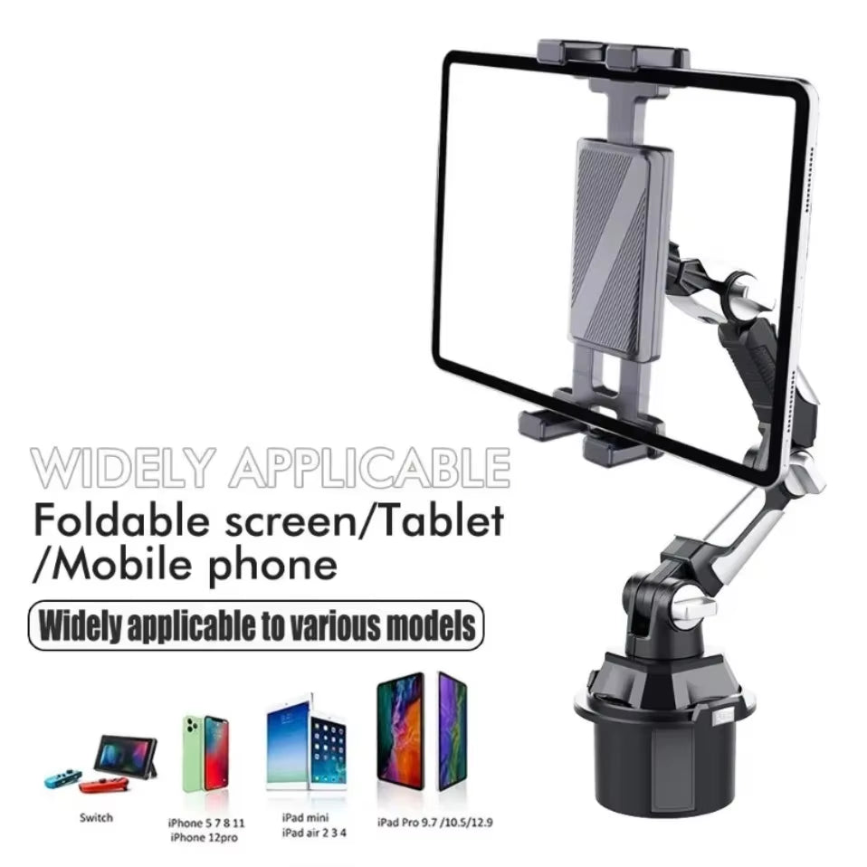 Car Cup Holder Mount – 360° Phone & Tablet Holder – image 4
