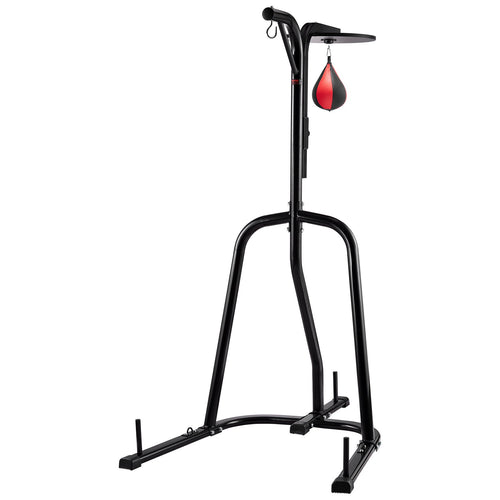 2-in-1 Heavy Bag Stand, Adjustable Freestanding Punching Bag Rack, 140 lb – image 1