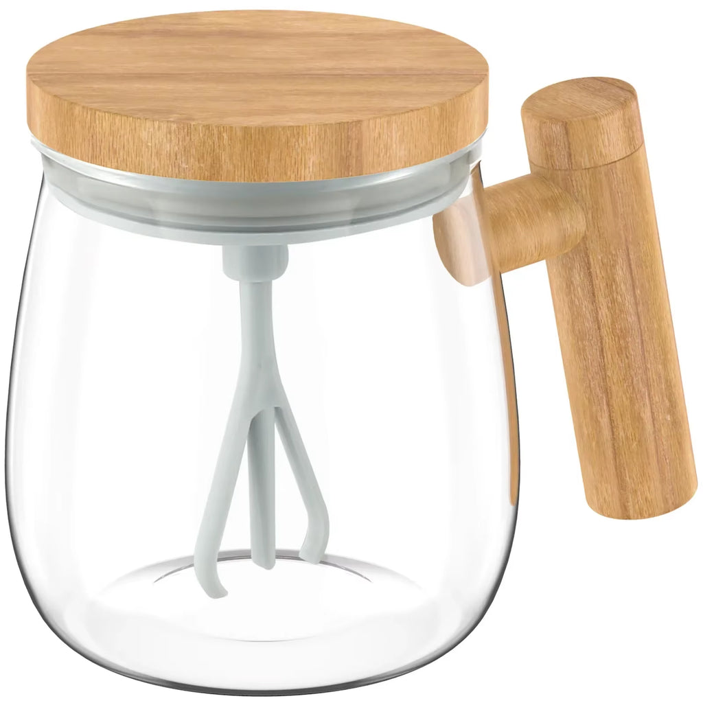 Self-Stirring Mug 400ml – Electric Mixing Cup for Drinks