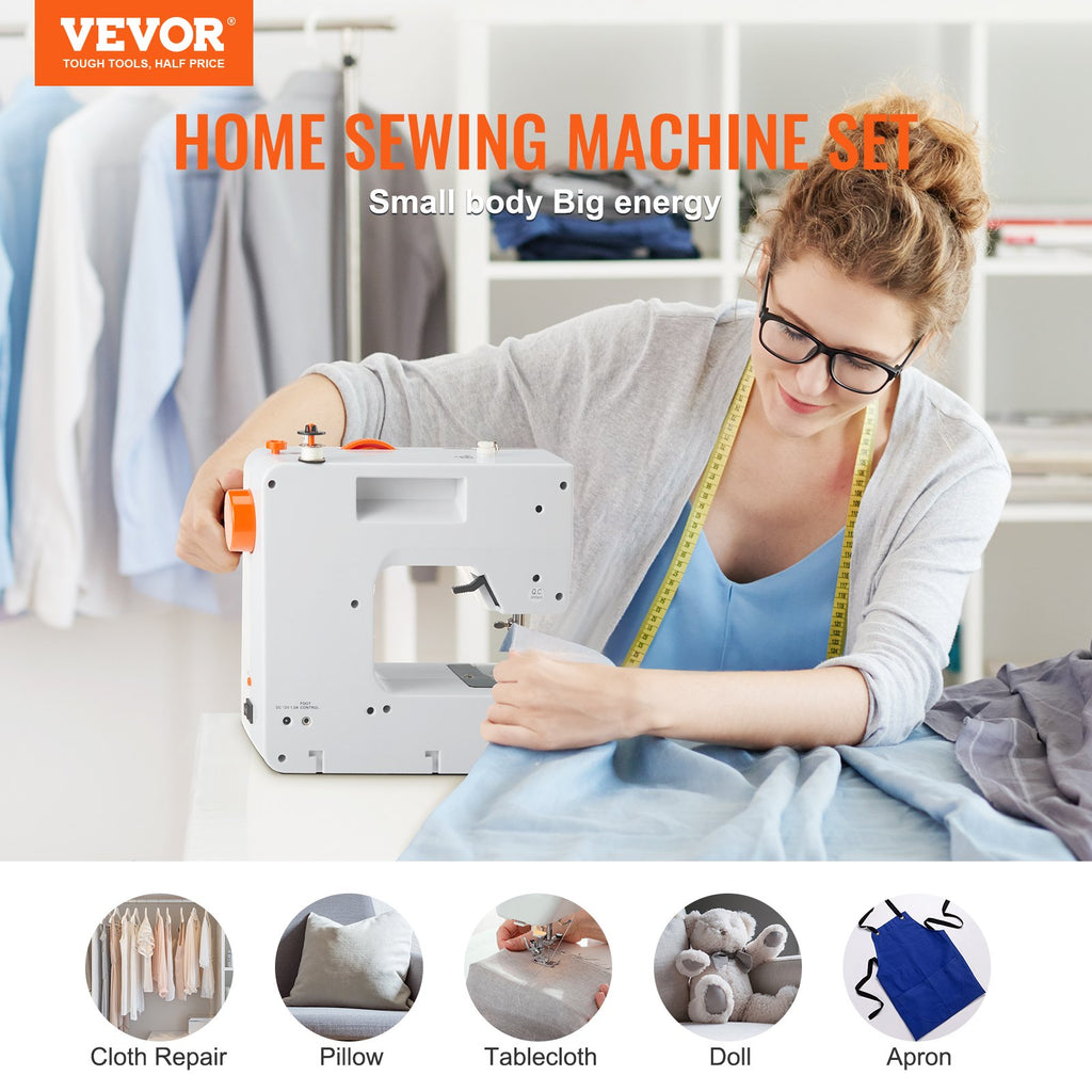Portable Sewing Machine, 38 Stitches, Extension Table and Foot Pedal – image 2