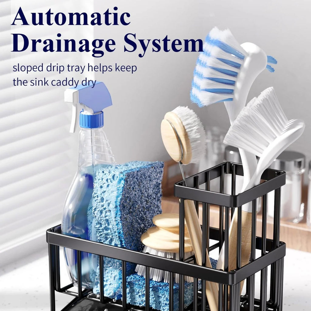 Kitchen Sink Sponge & Soap Drain Rack – image 9