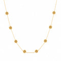 Dainty Flower Necklace - Waterproof 18K Gold Plated Stainless Steel