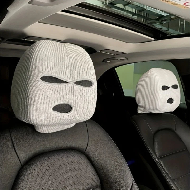 Funny Halloween Car Seat Headrest Cover