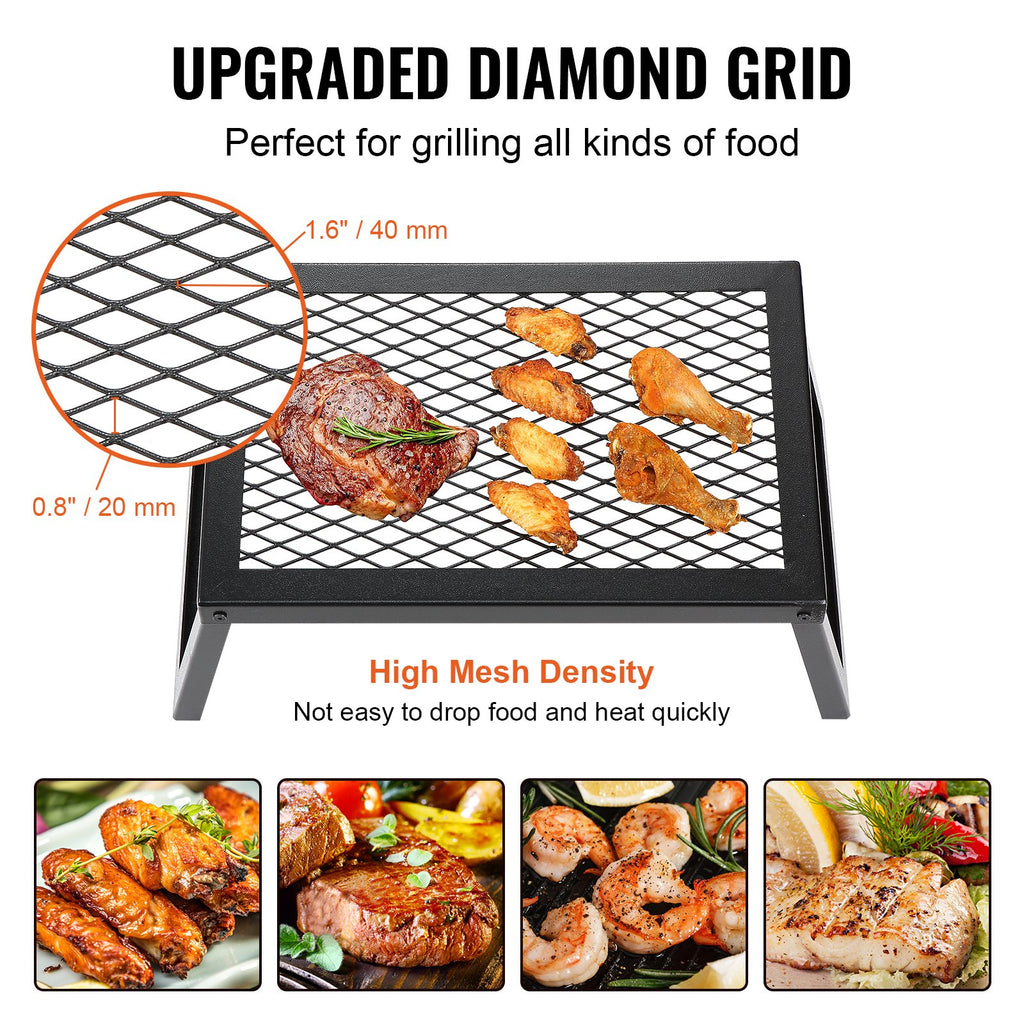Folding Campfire Grill Grate 18 Inch with Legs and Carry Bag – image 6