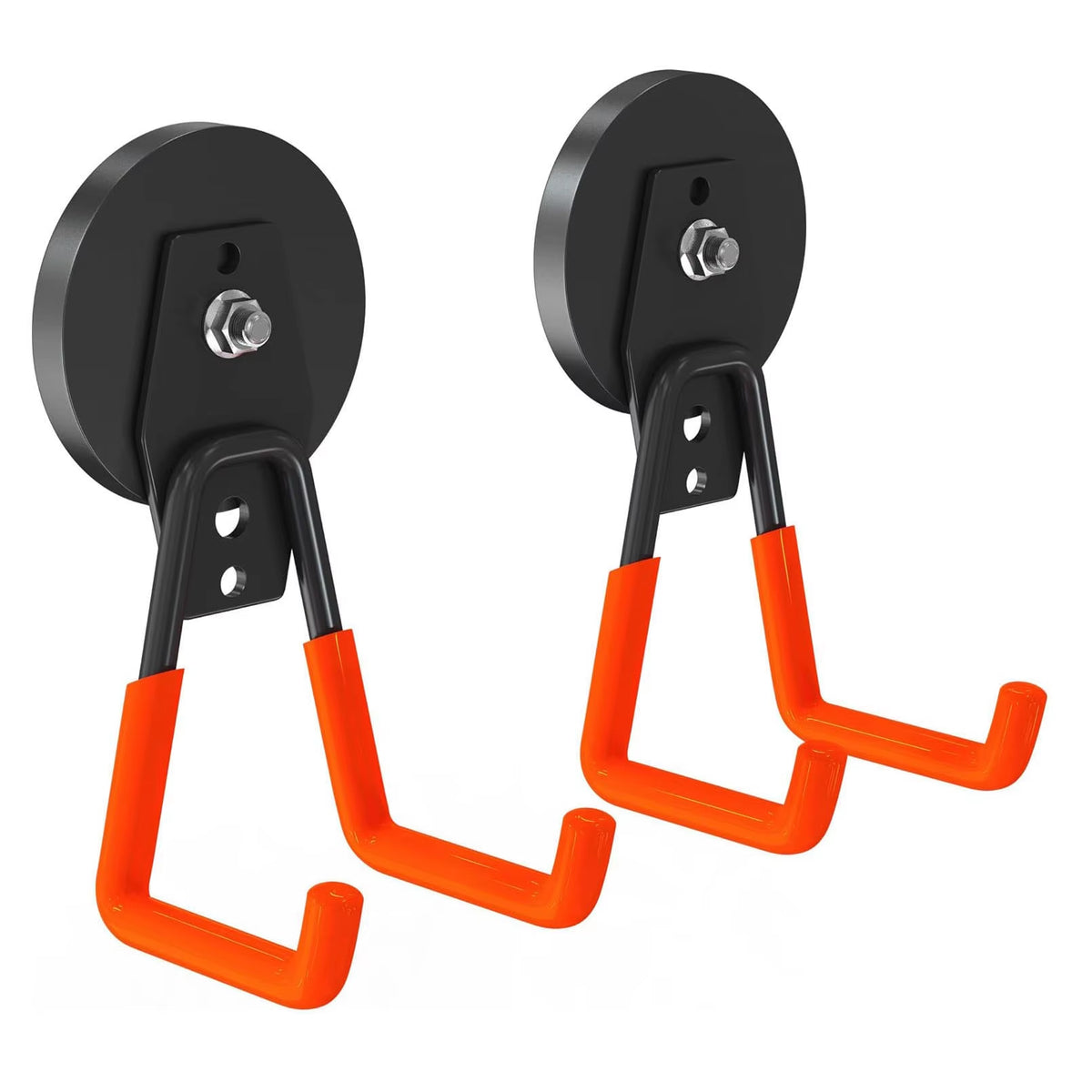Magnetic Tool Hooks 2-Pack, Heavy-Duty Garage Storage Holders – image 8