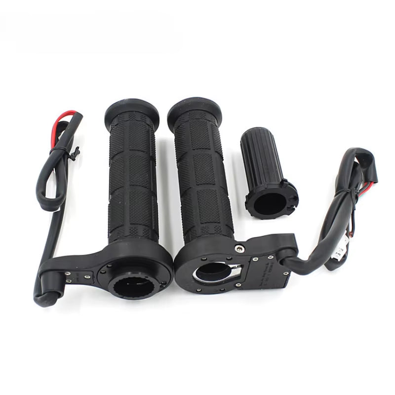 12V Heated Motorcycle Grips 22mm 3-Level Warmers – image 1