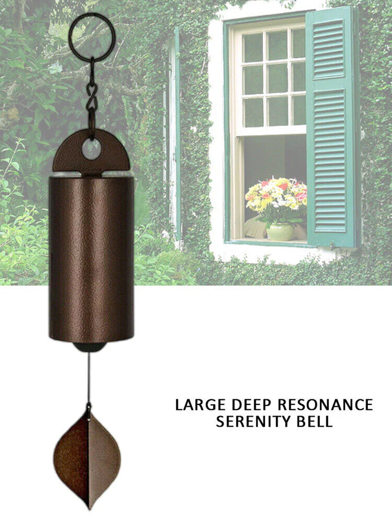 Wind Bell Chime - Large Deep-Tone Metal Bell for Porch and Garden – image 4