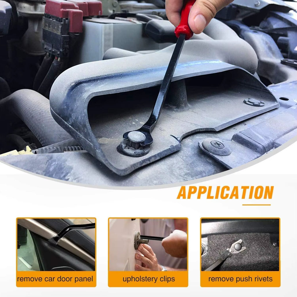 Trim Removal Tool Kit 5-Piece Nylon No-Scratch Pry Set for Car Panels – image 6