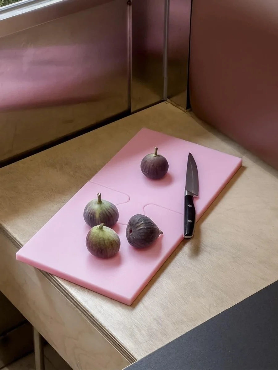 Puzzle Serving Board Set, Detachable Colorful Cutting Boards – image 3