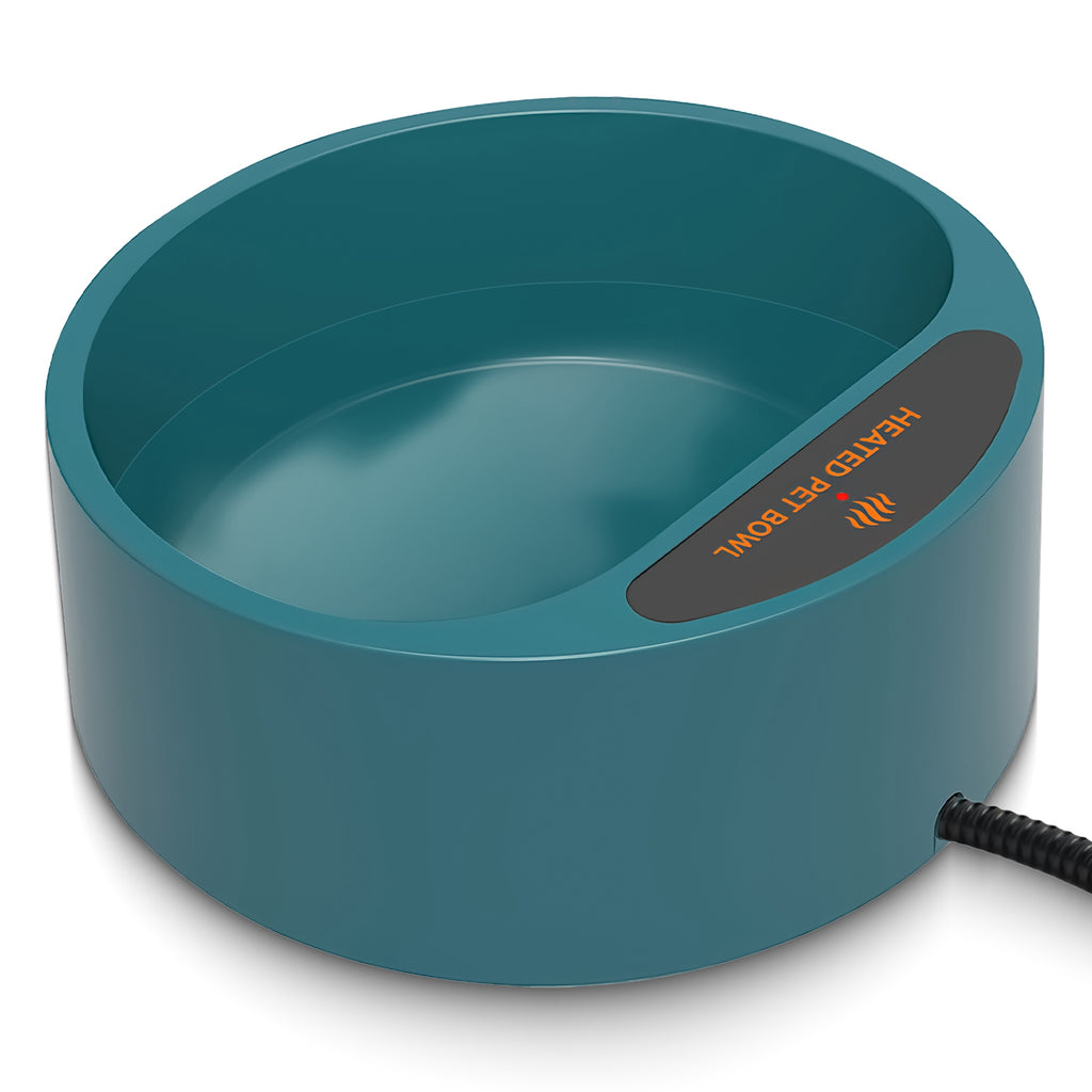 Heated Pet Water Bowl 74oz Thermostatic Outdoor Dog Cat Bowl – image 12