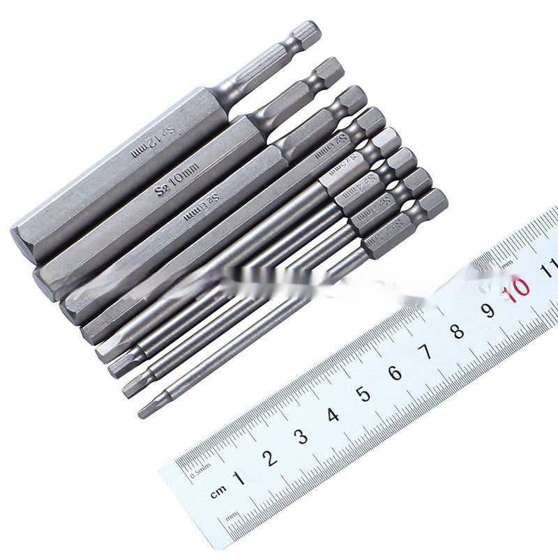 Magnetic Hex Bit Set, 8 Pieces, S2 Steel, 1/4 in Shank – image 2