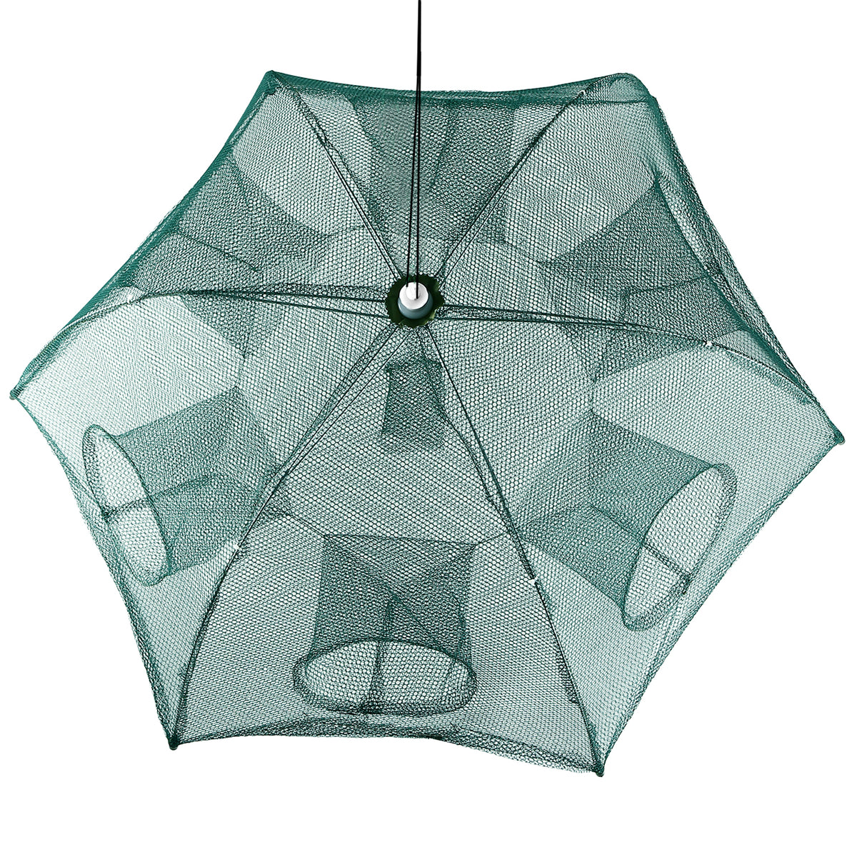 Foldable Fishing Bait Trap Net with 6 Entrances – image 10