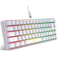Mini Mechanical Keyboard – 61-Key Wired RGB Backlit Keyboard