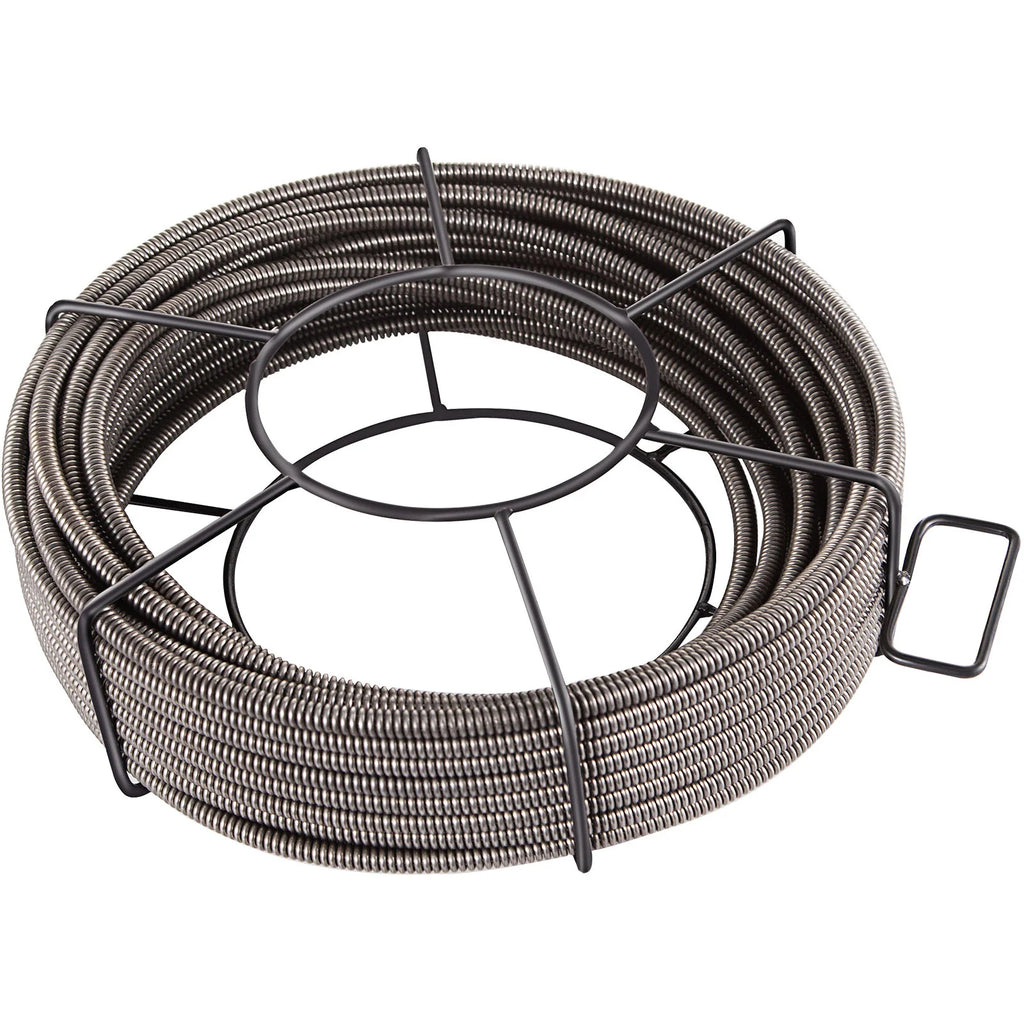 Drain Cleaning Cable 50 Ft x 1/2 In, Solid Core with 4 Cutters – image 9