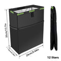 Foldable Car Trash Can - Waterproof Large Capacity Hanging Garbage Bin