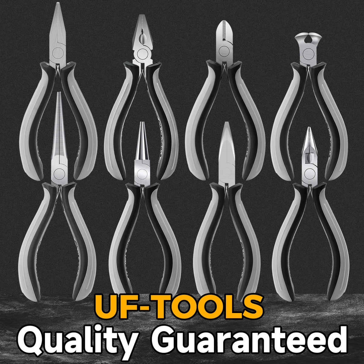 Mini Pliers Set 8 Piece with Tool Bag for Jewelry and Repair – image 3
