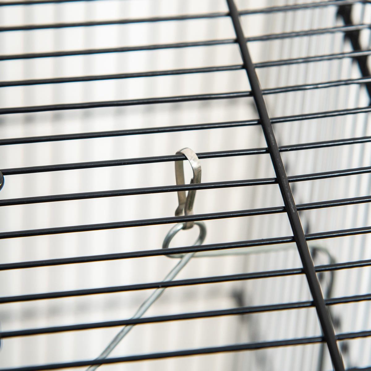Rolling Bird Cage 45 in with Detachable Stand and Storage Basket – image 8