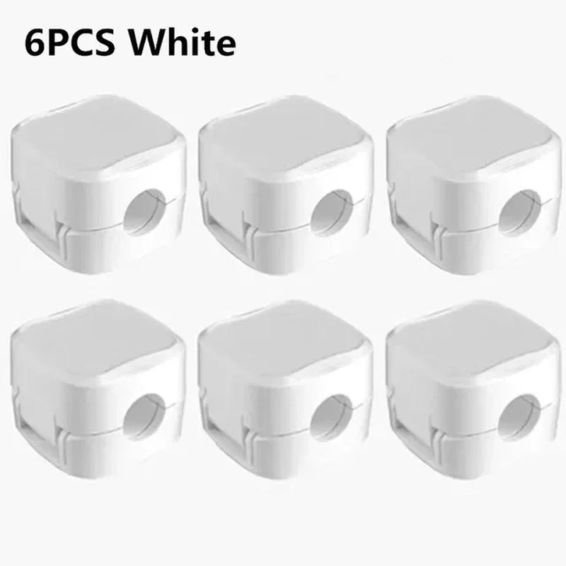 Magnetic Under-Desk Cable Clips Cord Organizer – image 11