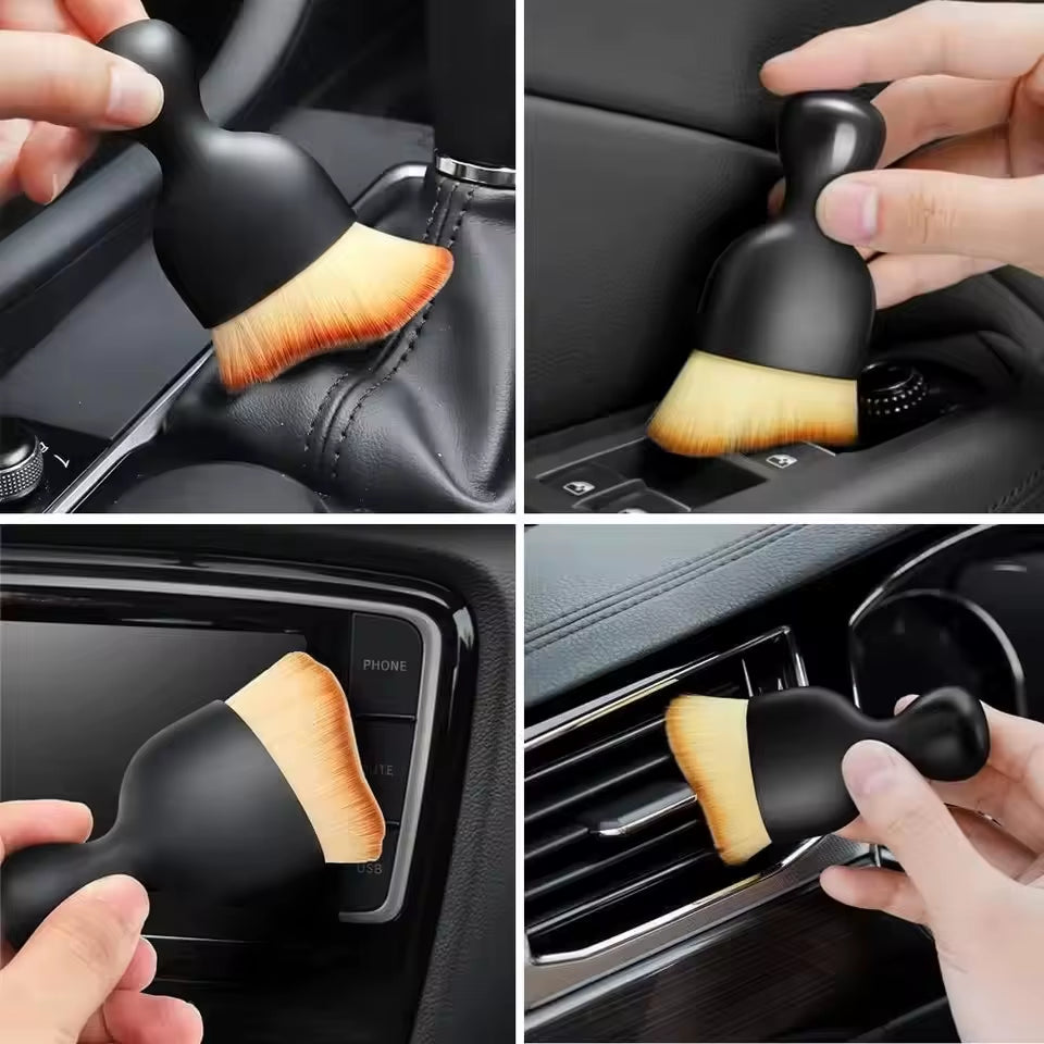 Car Air Vent Detailing Brush with Protective Cover – image 3