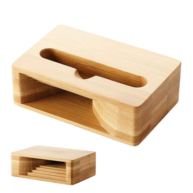 Wood Phone Stand with Sound Amplifier, Desk Holder – image 7