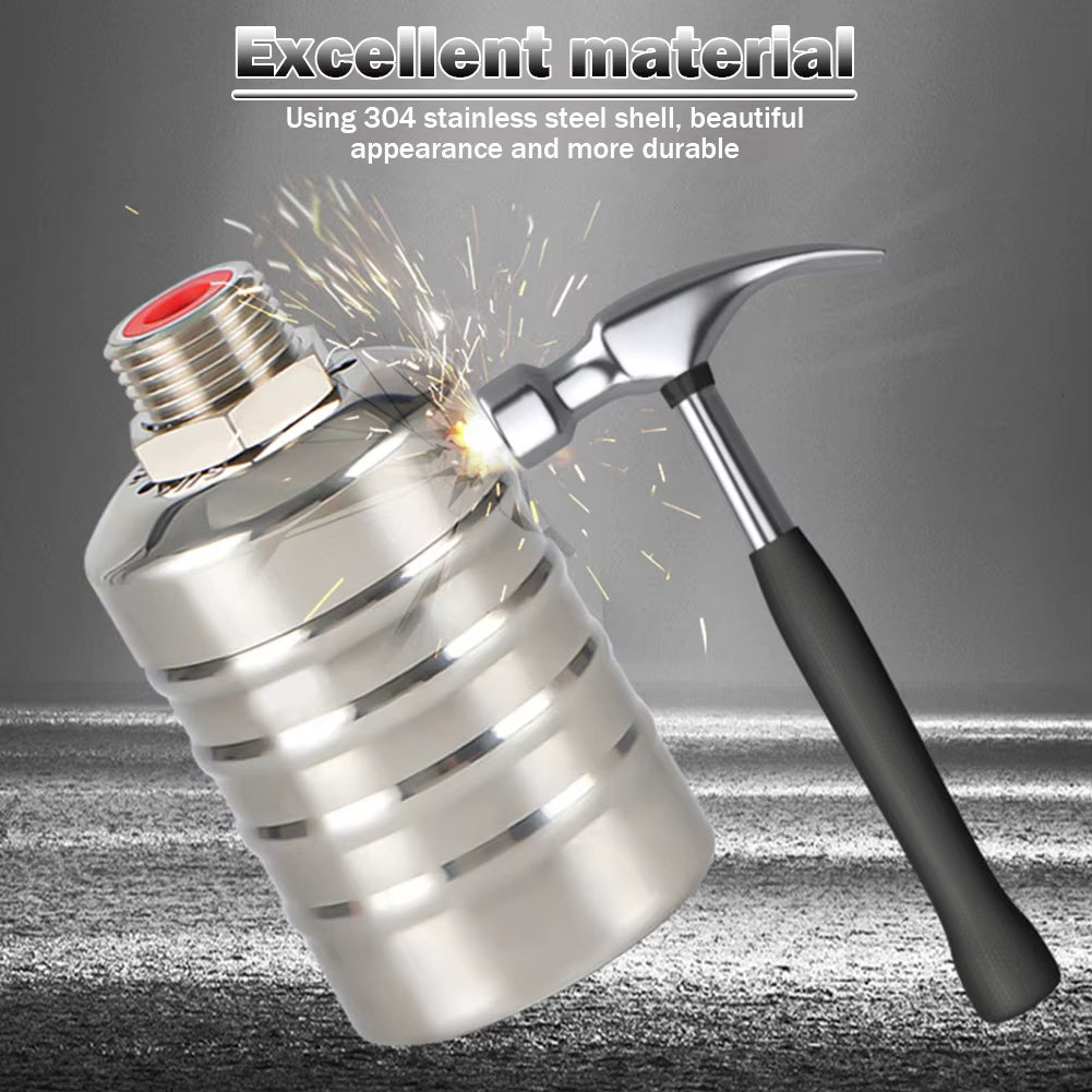Plumbing Stainless Float Valve Automatic Water Level Shutoff