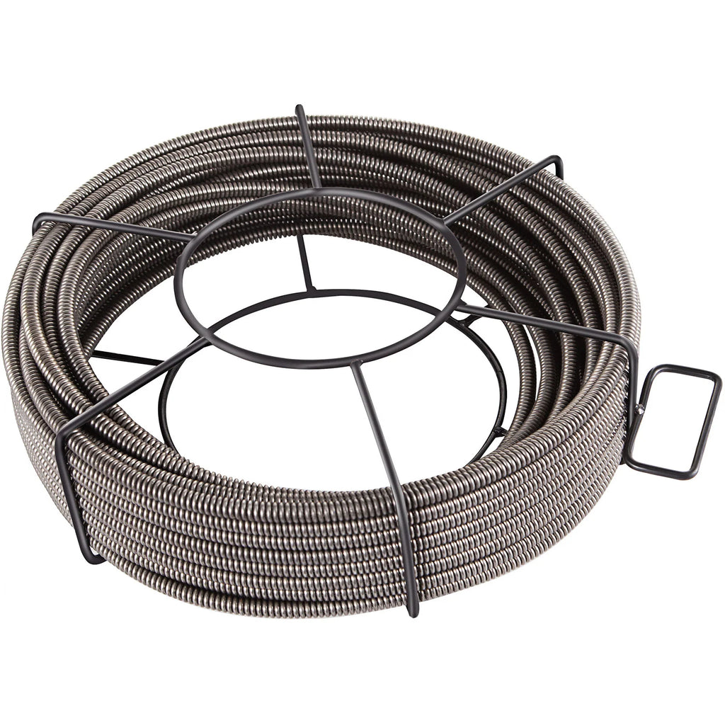Drain Cleaning Cable 50 Ft x 1/2 In, Solid Core with 4 Cutters – image 10