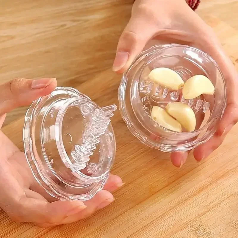 Garlic Crusher, Manual Twist Garlic Chopper for Kitchen – image 2