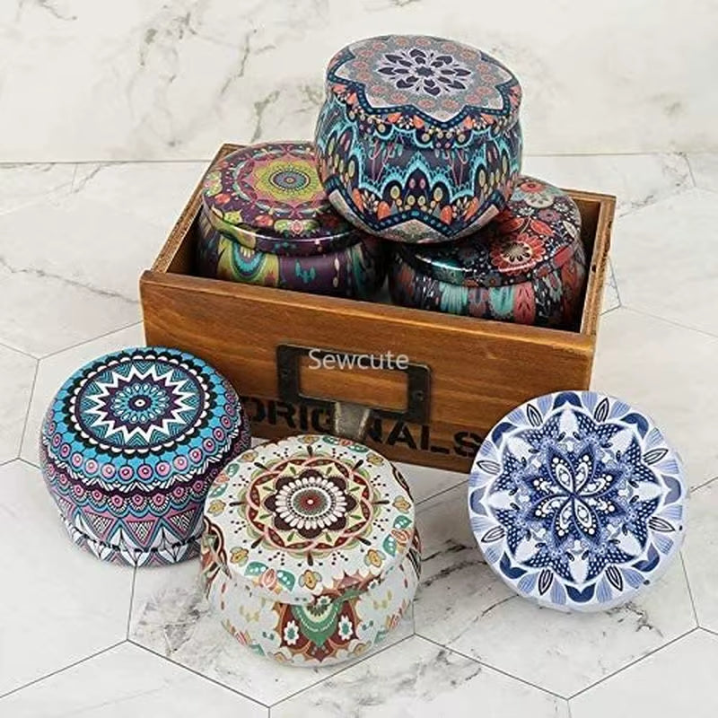 Candle Tin Jars 6 Pack with Lids for Candle Making – image 5