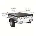 Waterproof 600D Oxford Pickup Bed Tarp Cover, Short Box – image 1