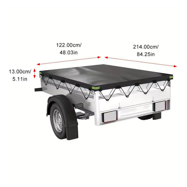 Waterproof 600D Oxford Pickup Bed Tarp Cover, Short Box – image 1