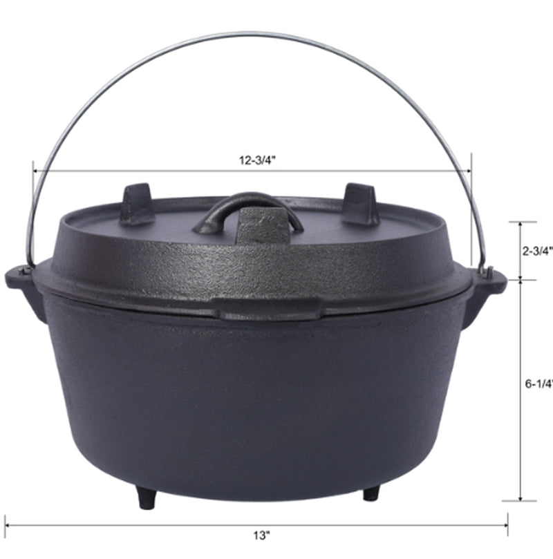 Campfire Cooking Pot Deep Camping Pot with Leg Stand – image 14