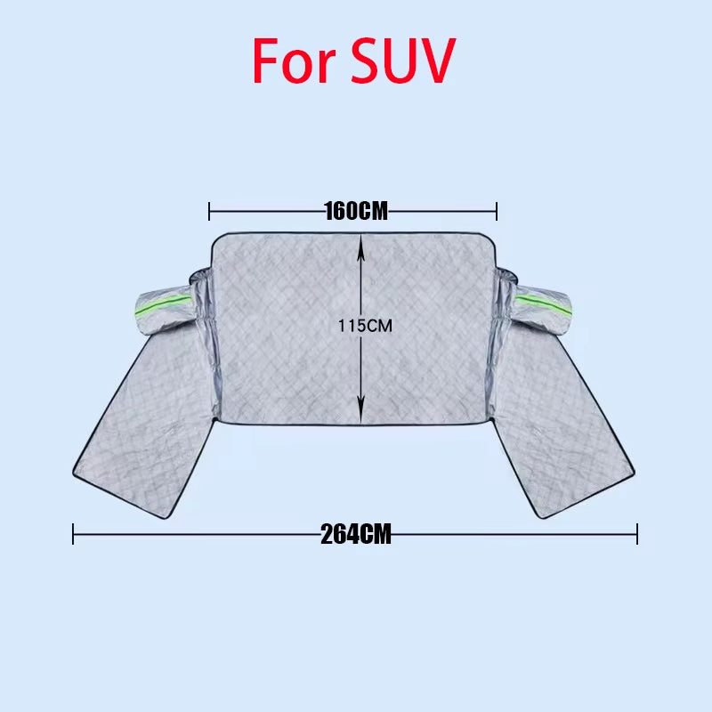 Windshield Snow Cover with Side Window Flaps for Cars and SUVs – image 1