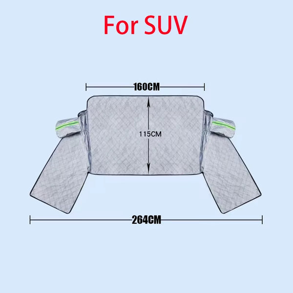 Windshield Snow Cover with Side Window Flaps for Cars and SUVs – image 1