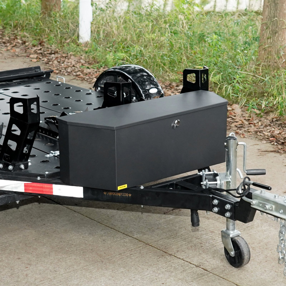 Trailer Tongue Box, Locking Carbon Steel Tool Chest for Trailers – image 4