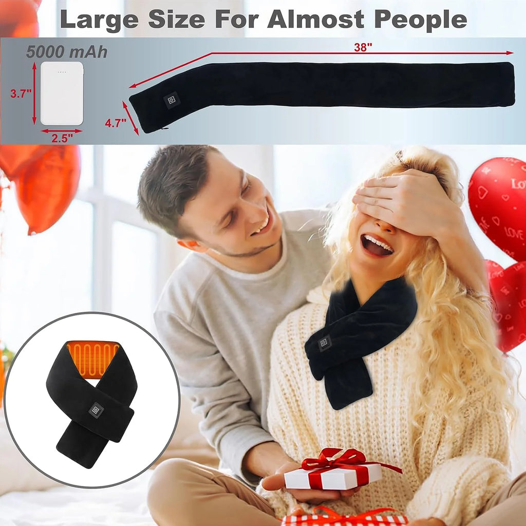 Heated Neck Wrap, Cordless with 5000mAh Power Bank, 3 Heat Levels – image 6