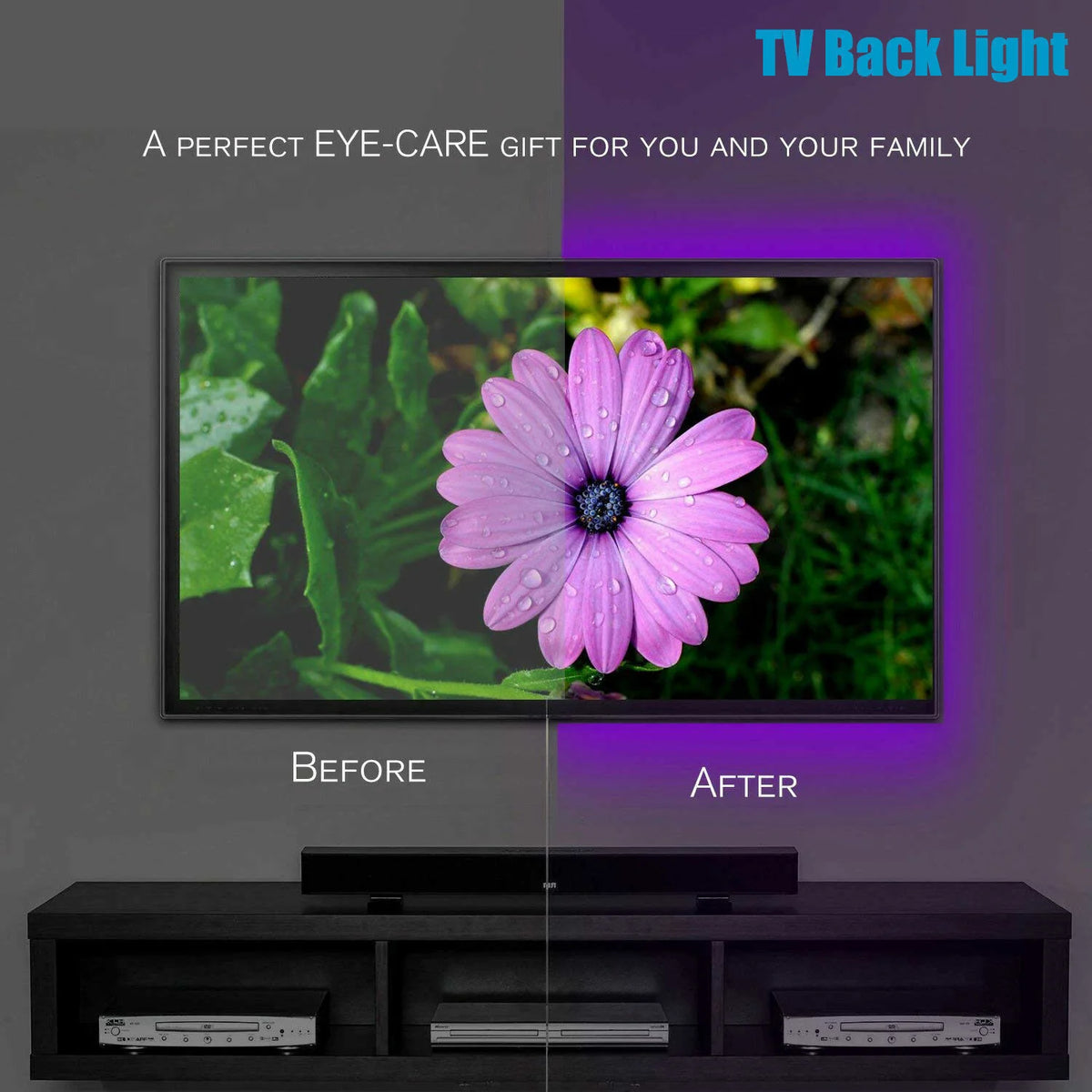 USB LED Strip Lights for TV Backlight, RGB 5050 with Remote – image 6