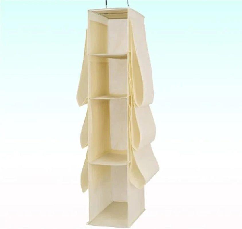 Hanging Purse Organizer – Closet Handbag Storage with Pockets – image 4
