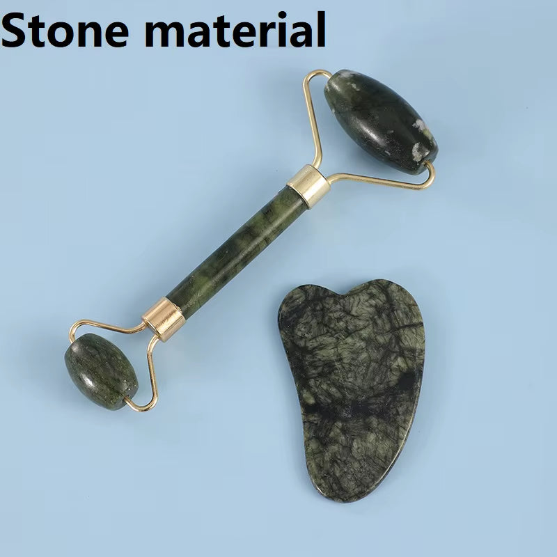 Gua Sha Stone Set - 2-Piece Facial Massage Tool – image 8