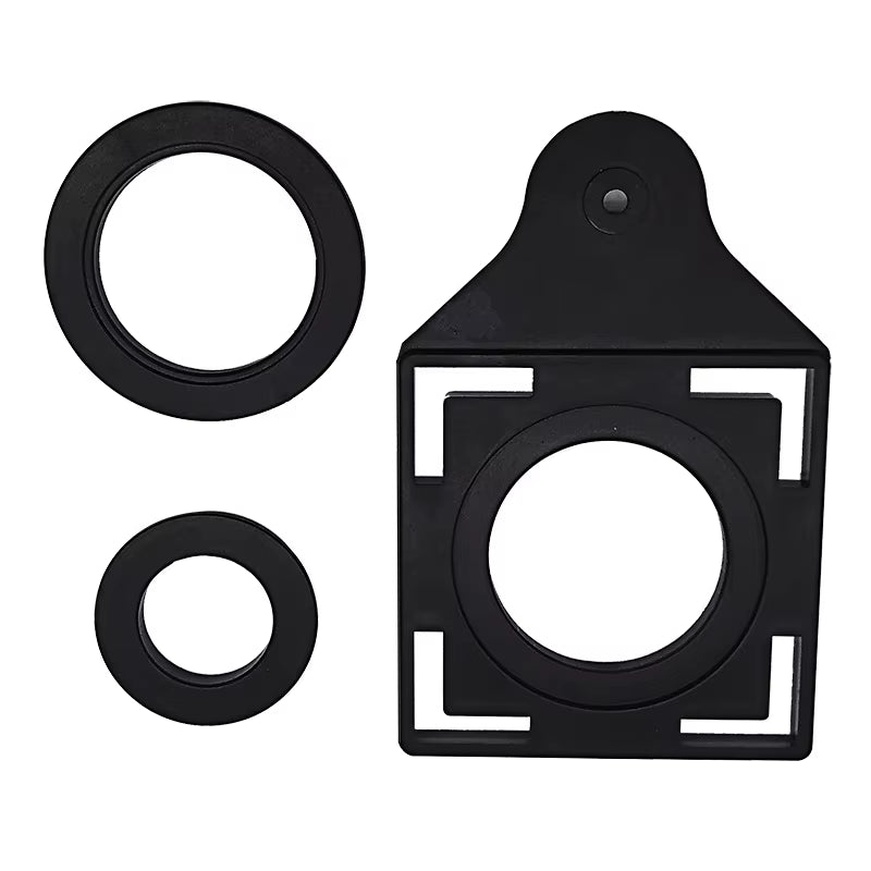6-Fold Tile Hole Locator Ruler - Aluminum Angle Measuring Template Tool