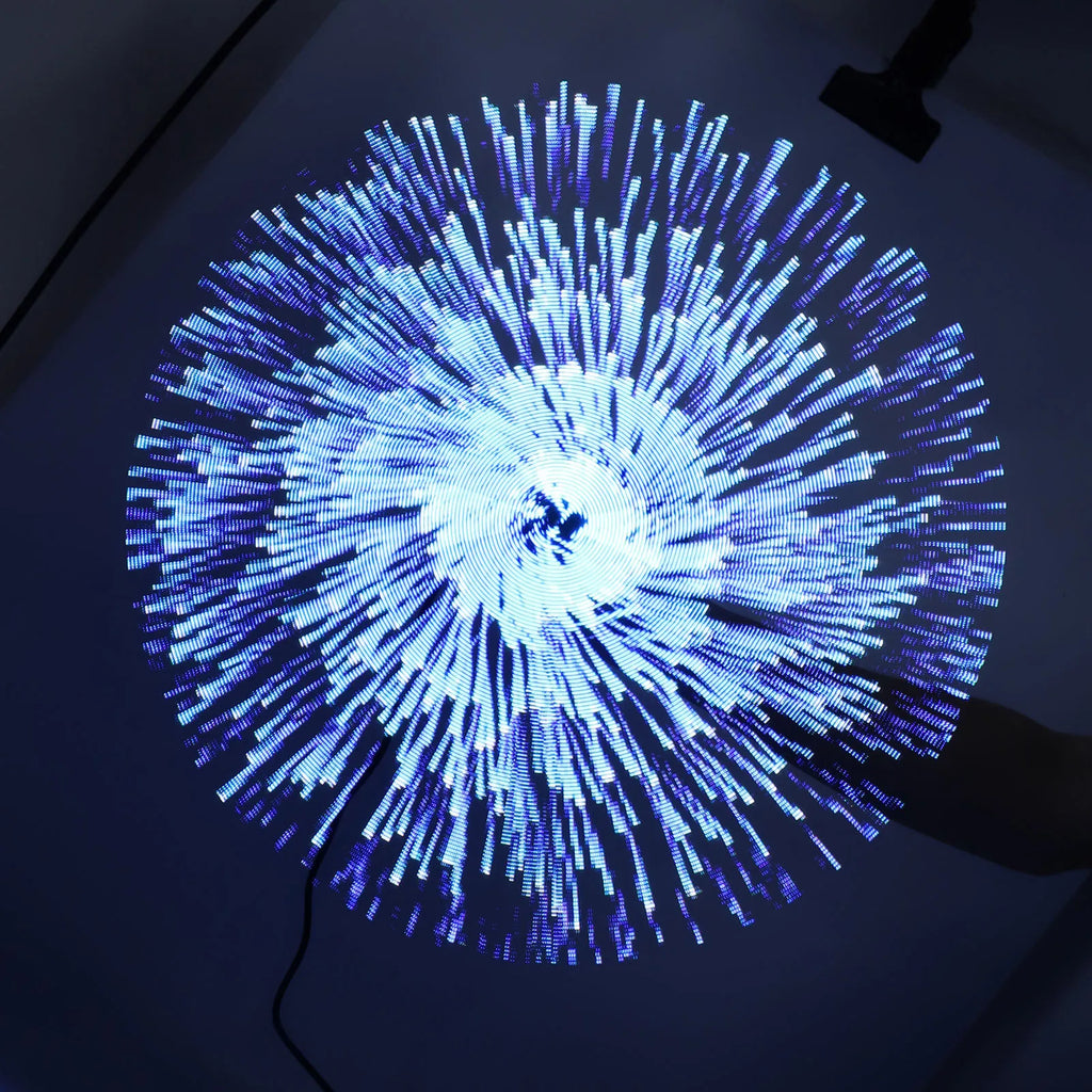 3D Hologram Fan Display - 224 LED Advertising Projector for Stores & Bars
