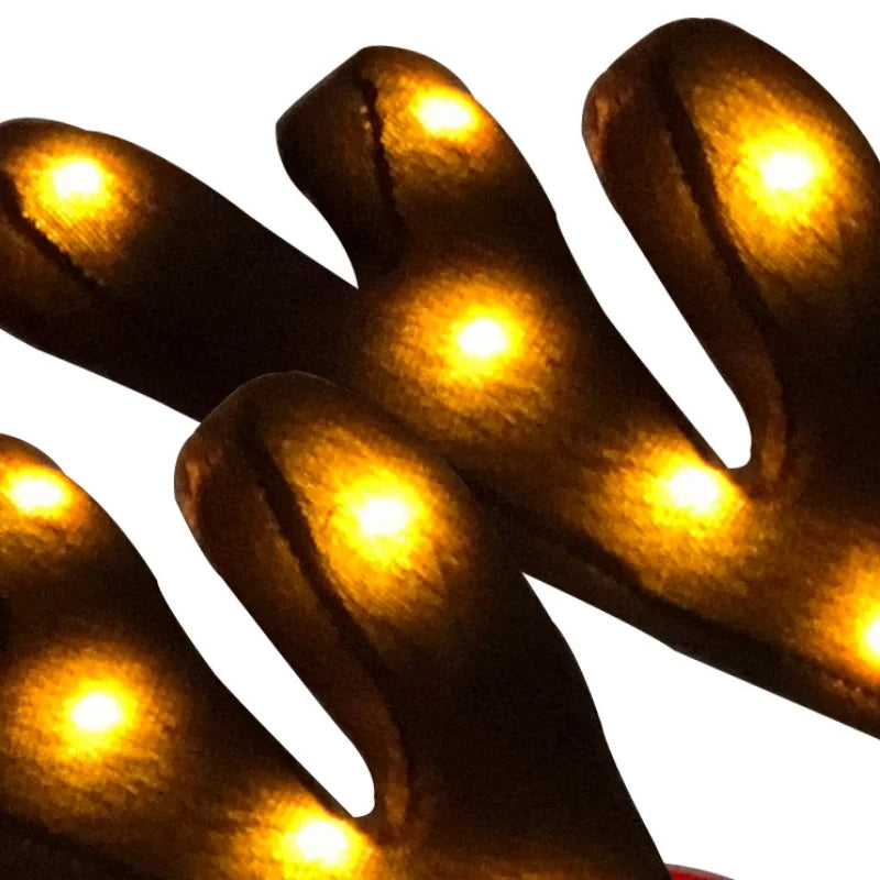 Car Reindeer Antlers Kit – LED Christmas Vehicle Decoration – image 5