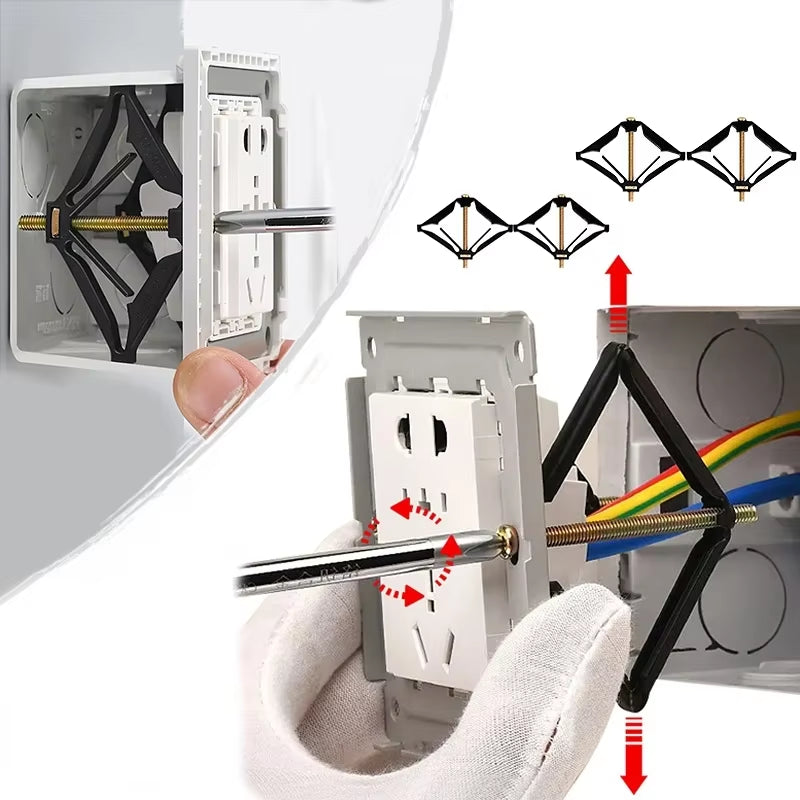 Switch Box Repair Kit - Electrical Outlet Box Fix Screws